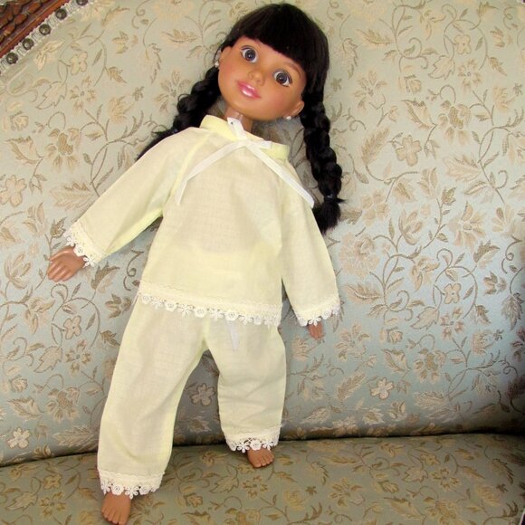 DOLL PAJAMAS SLIM 18" DOLL PJs fit JOURNEY GIRLS, MGA BEST FRIENDS CLUB BFC, NEW - Picture 5 of 6